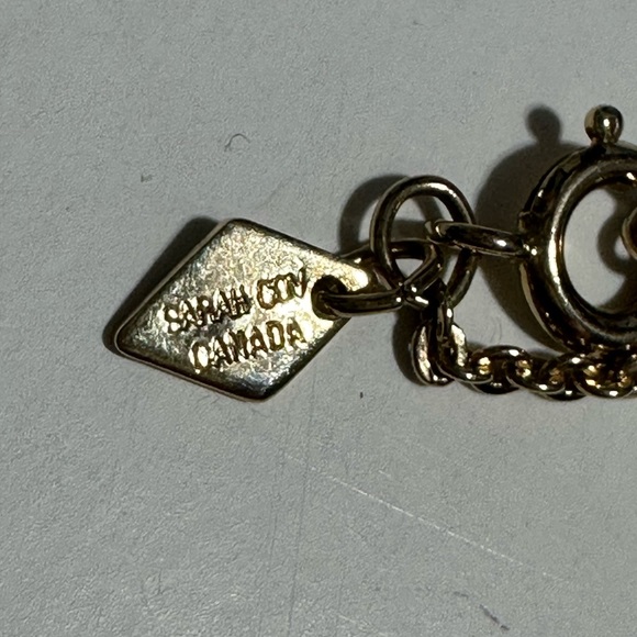 Vintage SARAH COVENTRY (Sarah Cov) costume jewelry shorter chain pendant - Picture 2 of 14